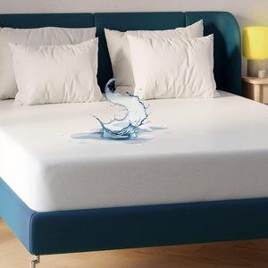 Full Waterproof Mattress Protector Jersey Knit Deep Noiseless 5060545023044